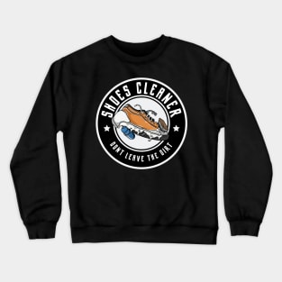 Shoes Cleaner Illustration Crewneck Sweatshirt